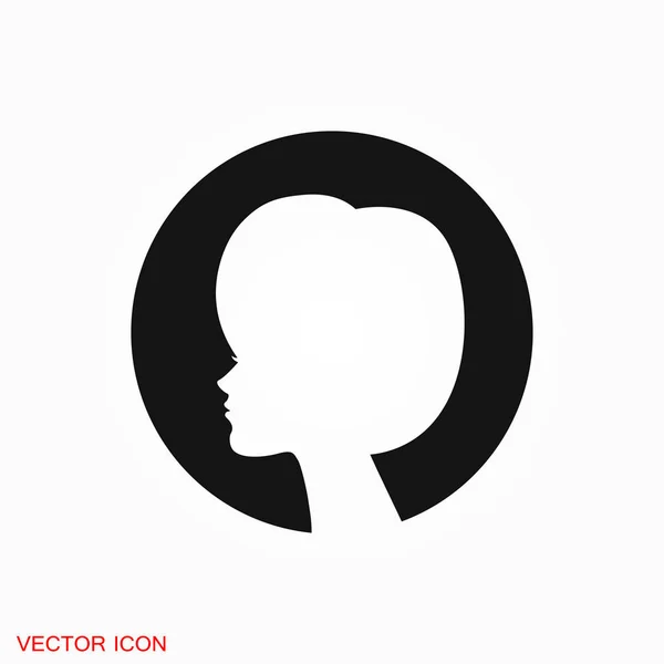 Ícone Penteado Logotipo Ilustração Símbolo Sinal Vetorial Para Design — Vetor de Stock