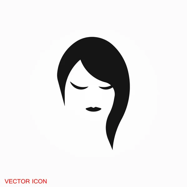 Icône Coiffure Logo Illustration Signe Vectoriel Symbole Pour Conception — Image vectorielle