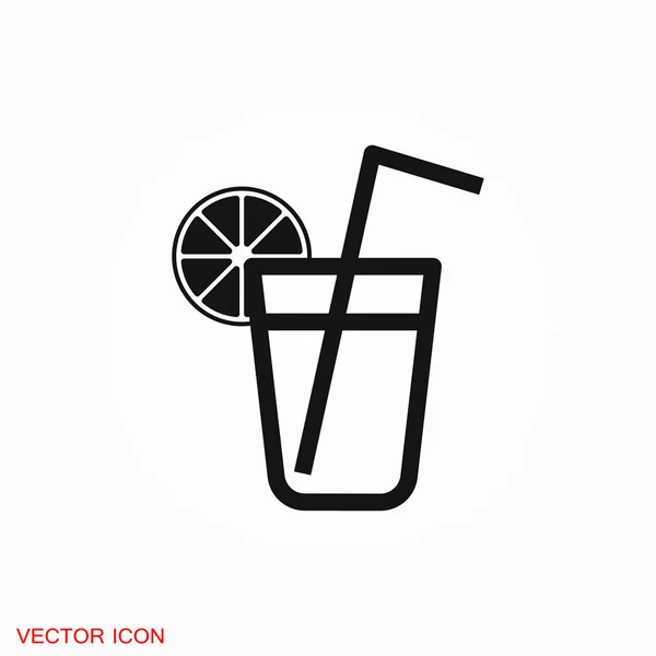 Saft Symbol Logo Vektorzeichen Symbol Für Design — Stockvektor