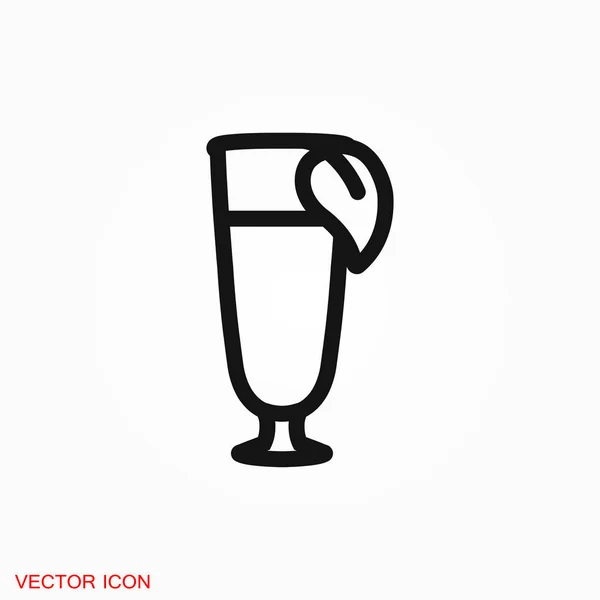 Logo Ícone Suco Símbolo Sinal Vetor Para Projeto — Vetor de Stock