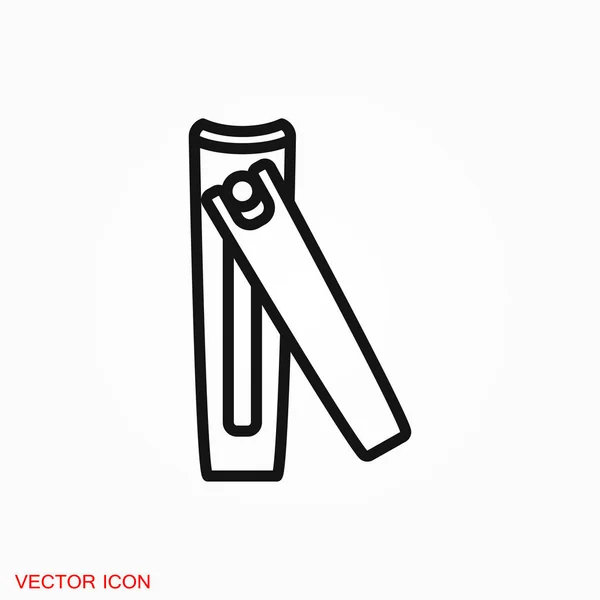 Cortaúñas Icono Logotipo Símbolo Signo Vector Para Diseño — Vector de stock