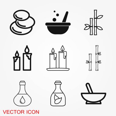 Zen simge vektör işareti simgesi tasarım için