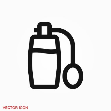 Parfüm simge vektör işareti simgesi tasarım için