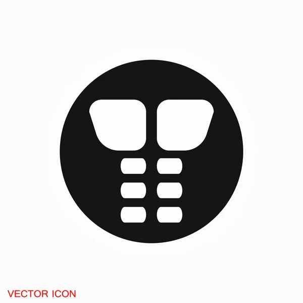 Symbole vectoriel d'icône de perte de poids pour la conception — Image vectorielle