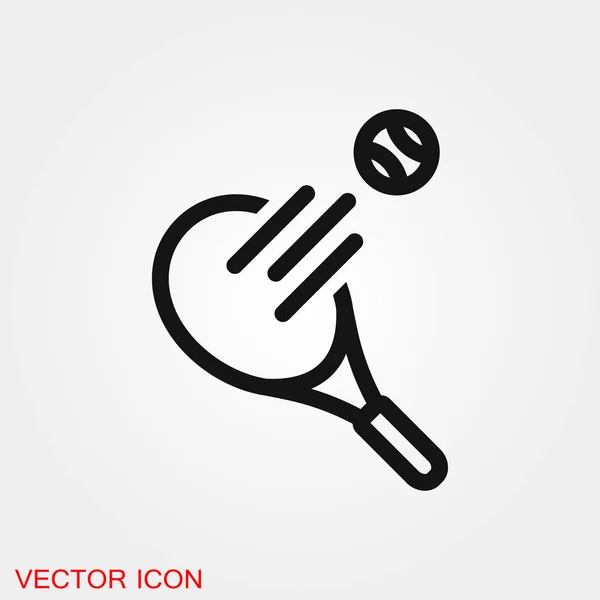 テニスのアイコン ベクトル記号のデザイン — ストックベクタ
