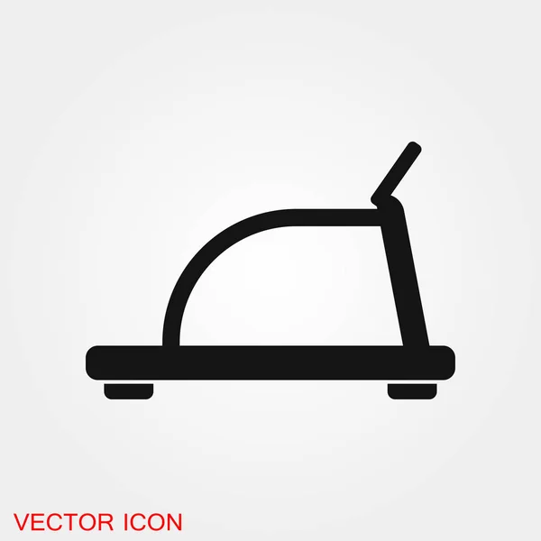 Treadmill icono símbolo de signo de vector para el diseño — Archivo Imágenes Vectoriales