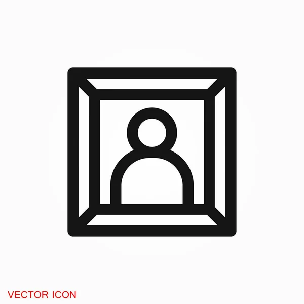 Pictograma PIcture design grafic simbol semn vector pentru design — Vector de stoc