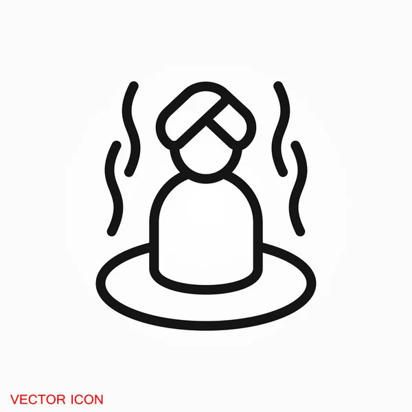 Знак векторного знака сауны для дизайна — стоковый вектор