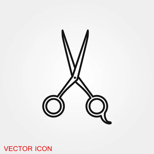 Olló ikon vektor előjel design — Stock Vector