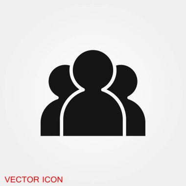 Takım simge vektör işareti simgesi tasarım için