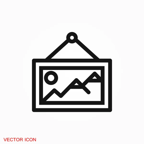 Symbole vectoriel de conception graphique d'icône de PIcture pour la conception — Image vectorielle