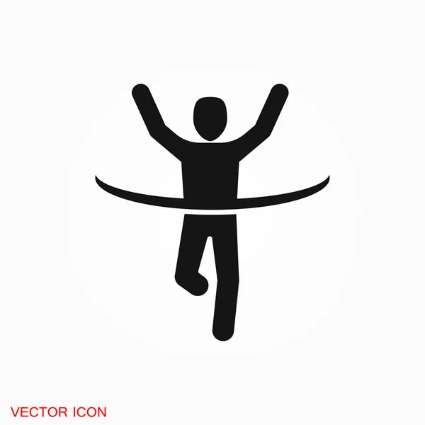 Running Icon vector sign symbol for design — Stock Vector