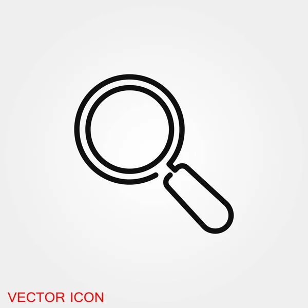 Zoom icono símbolo de signo vectorial para el diseño — Vector de stock