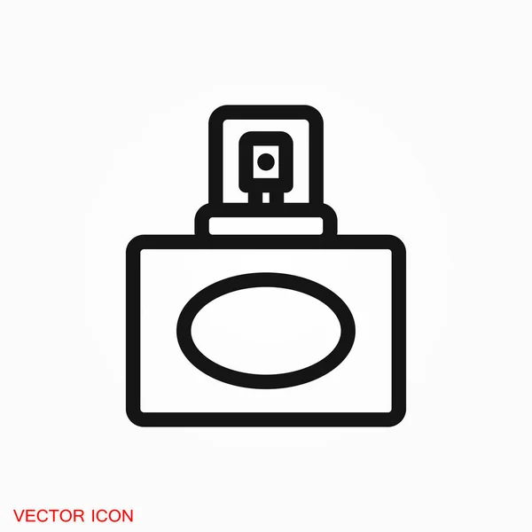 Símbolo de sinal de vetor de ícone de perfume para design — Vetor de Stock