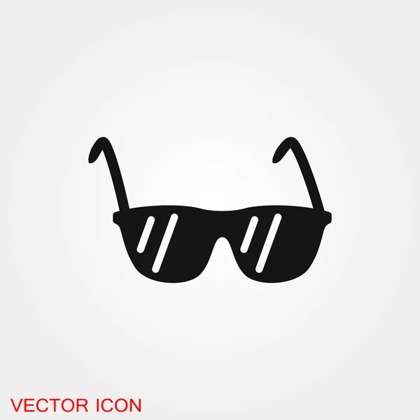 Sonnenbrille Symbol Vektor Zeichen Symbol für Design — Stockvektor