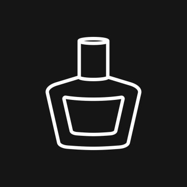 Parfüm simge vektör işareti simgesi tasarım için