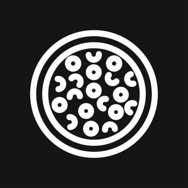 Pizza simge vektör işareti simgesi tasarım için