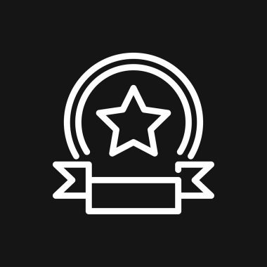 Ödül simge vektör işareti simgesi tasarım için