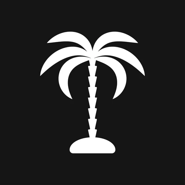 Árboles de coco Icono símbolo de signo de vector para el diseño — Vector de stock