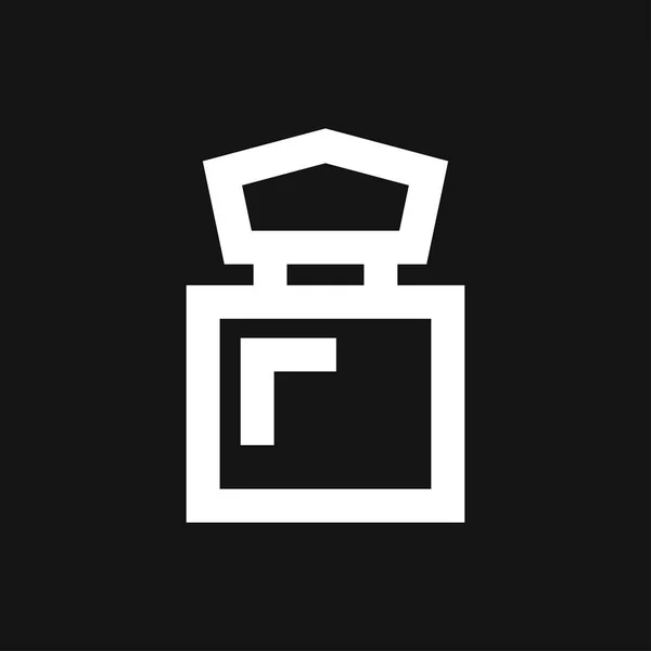 香水アイコン ベクトル記号のデザイン — ストックベクタ