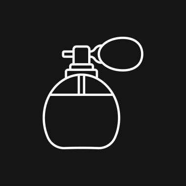 Parfüm simge vektör işareti simgesi tasarım için