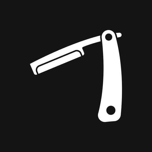 Symbole vectoriel de signe d'icône de rasoir pour la conception — Image vectorielle