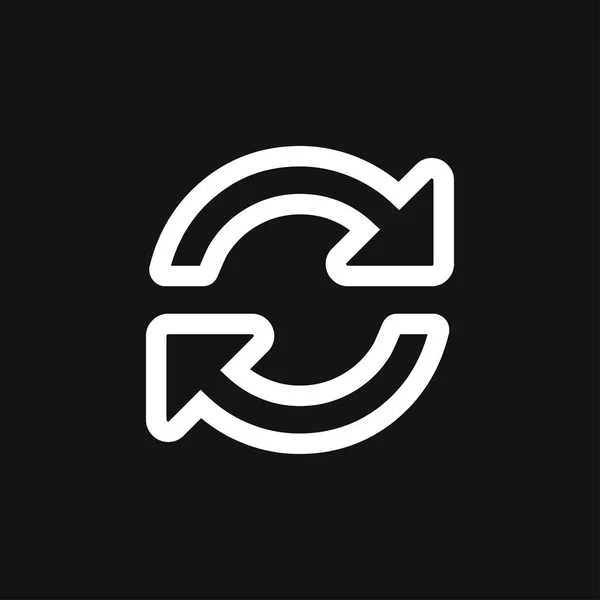 Ανανέωση εικονίδιο διάνυσμα σύμβολο σύμβολο για το σχεδιασμό — Διανυσματικό Αρχείο
