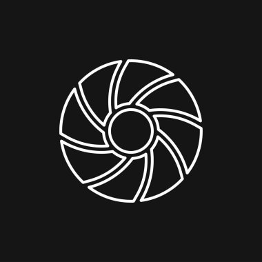 Kamera objektif simge vektör işareti simgesi tasarım için