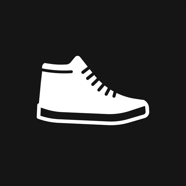Sneakers icône signe vectoriel symbole pour la conception — Image vectorielle