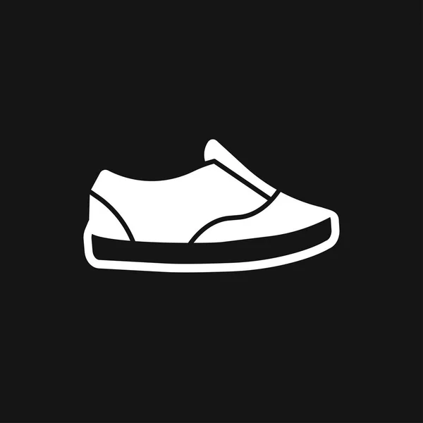 Sneakers icône signe vectoriel symbole pour la conception — Image vectorielle