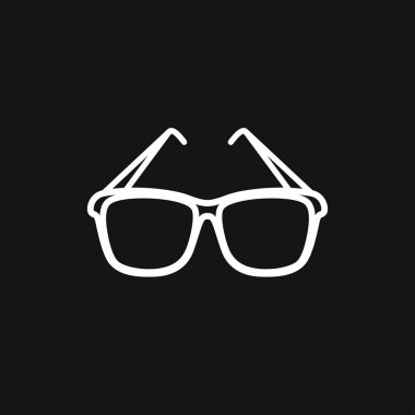 Güneş gözlüğü simge vektör işareti simgesi tasarım için