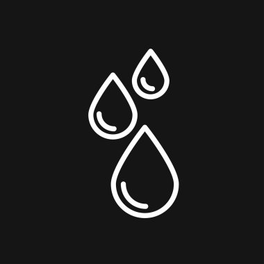 Su simge vektör işareti simgesi tasarım için