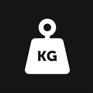 Ağırlık simge vektör işareti simgesi tasarım için