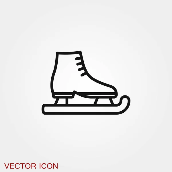 Symbole vectoriel d'icône de patinage pour la conception — Image vectorielle