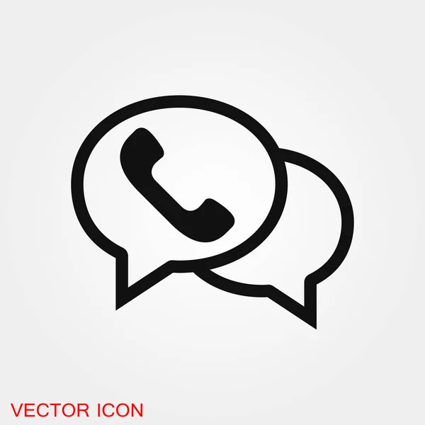 Telephone icon, Whatsapp icon vector sign symbol for design — Stock Vector