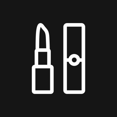 Ruj simgesi, ruj düz logosu, tasarım için vektör işareti sembolü