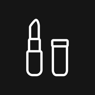 Ruj simgesi, ruj düz logosu, tasarım için vektör işareti sembolü