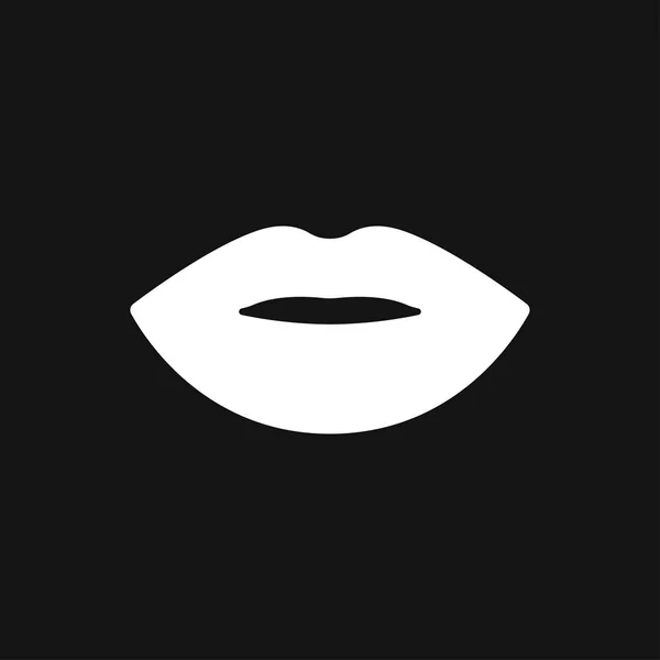 Icono de labios, icono de beso, logotipo, ilustración, símbolo de signo de vector para el diseño — Archivo Imágenes Vectoriales