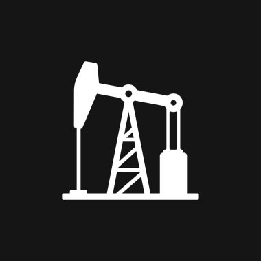 Yağ pompası simge logosu, illüstrasyon, vektör işareti sembol tasarım