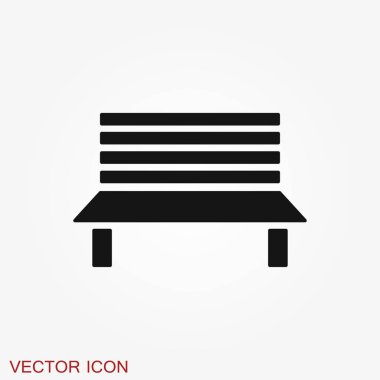 Çalışma tezgahı simgesi, illüstrasyon, arka planda izole edilmiş logo