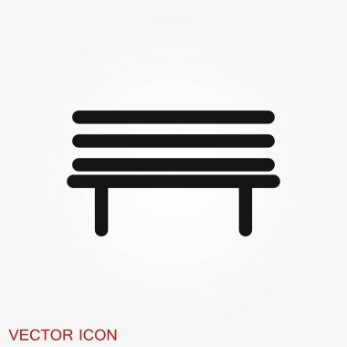 Çalışma tezgahı simgesi, illüstrasyon, arka planda izole edilmiş logo