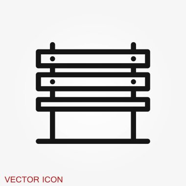 Çalışma tezgahı simgesi, illüstrasyon, arka planda izole edilmiş logo