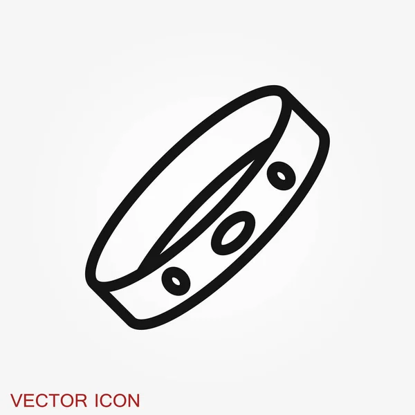 Armband-Symbol. Schmuck-Ikone. hochwertiges Grafikdesign. — Stockvektor
