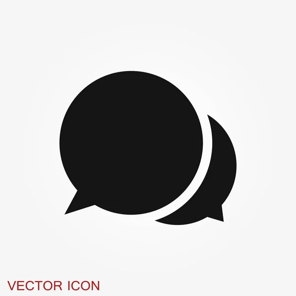 Iconos de burbuja del habla en el fondo. Ilustración vectorial . — Vector de stock