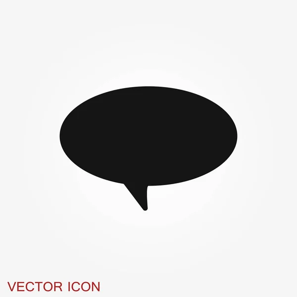 Ícones de bolhas de fala em segundo plano. Ilustração vetorial . — Vetor de Stock