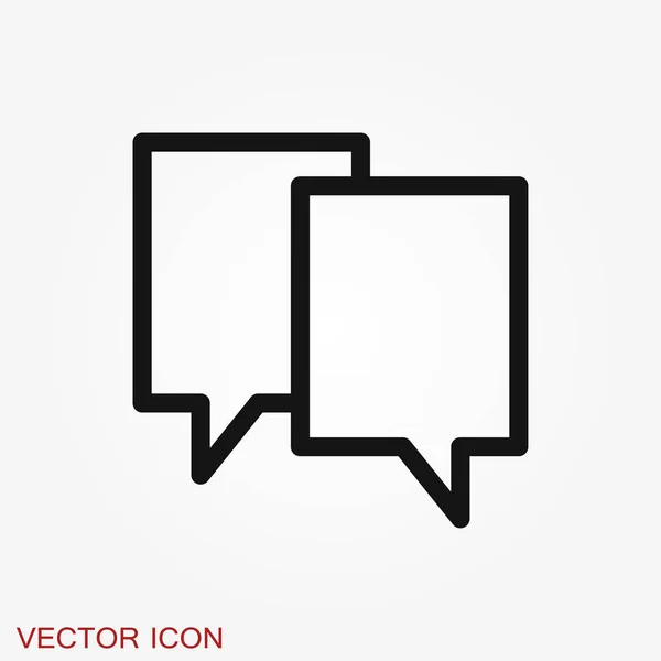 Speech bubble icons on background. Vector illustration. — Stock Vector