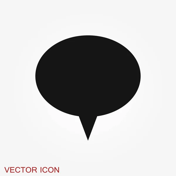 Percakapan gelembung ikon pada latar belakang. Ilustrasi vektor . - Stok Vektor