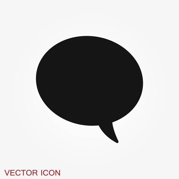 Ícones de bolhas de fala em segundo plano. Ilustração vetorial . — Vetor de Stock