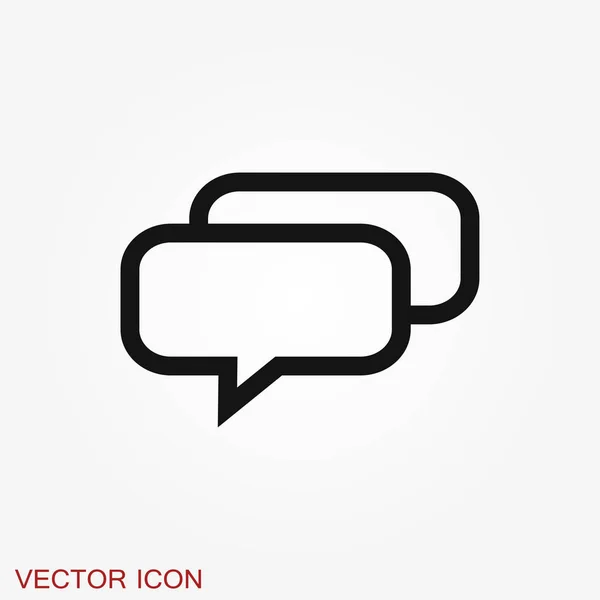 Iconos de burbuja del habla en el fondo. Ilustración vectorial . — Vector de stock