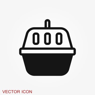 Tasarım, logo için kuş kafesi simgesi. Vektör çizimi